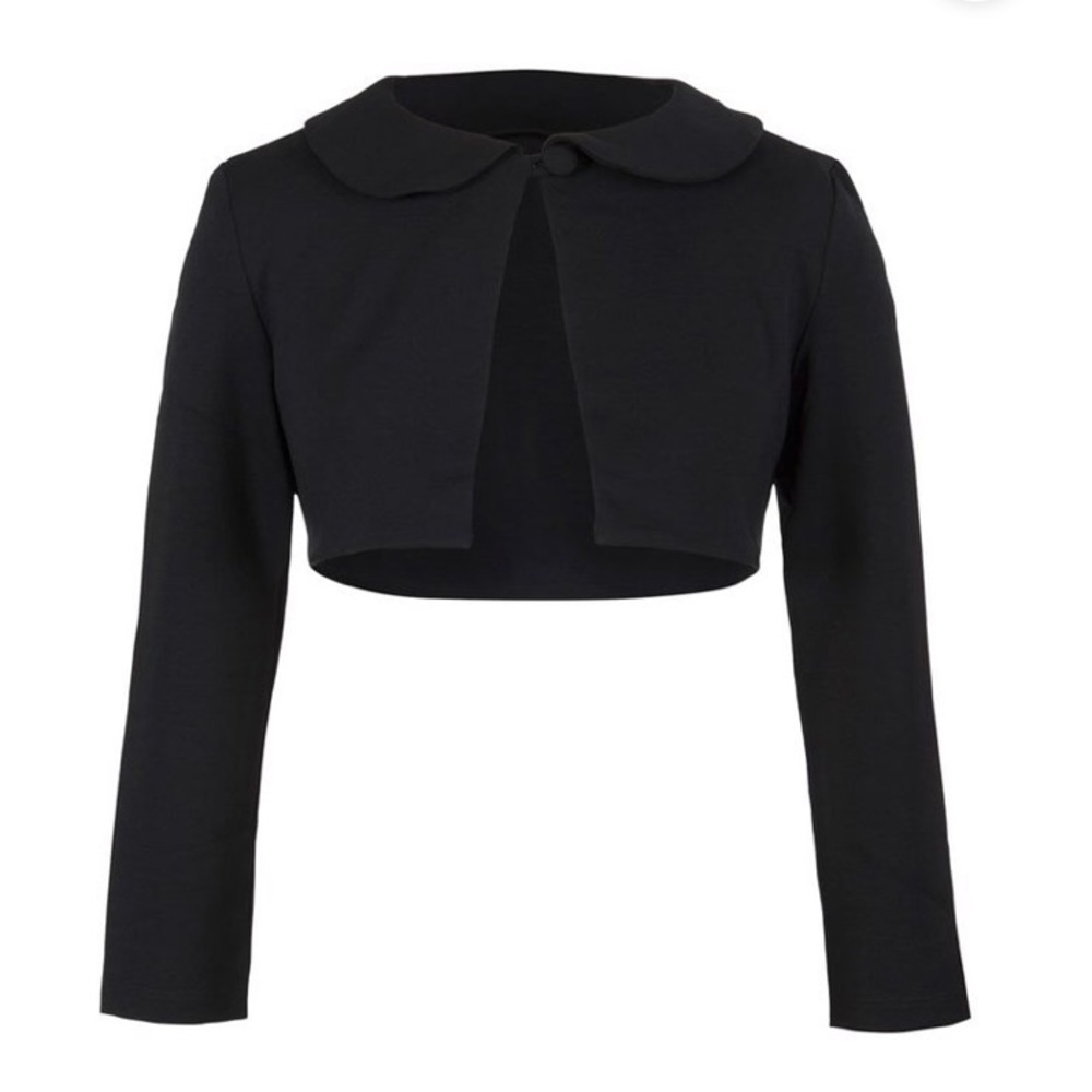 Pinupgirl clothing-Peter Pan collar jacket